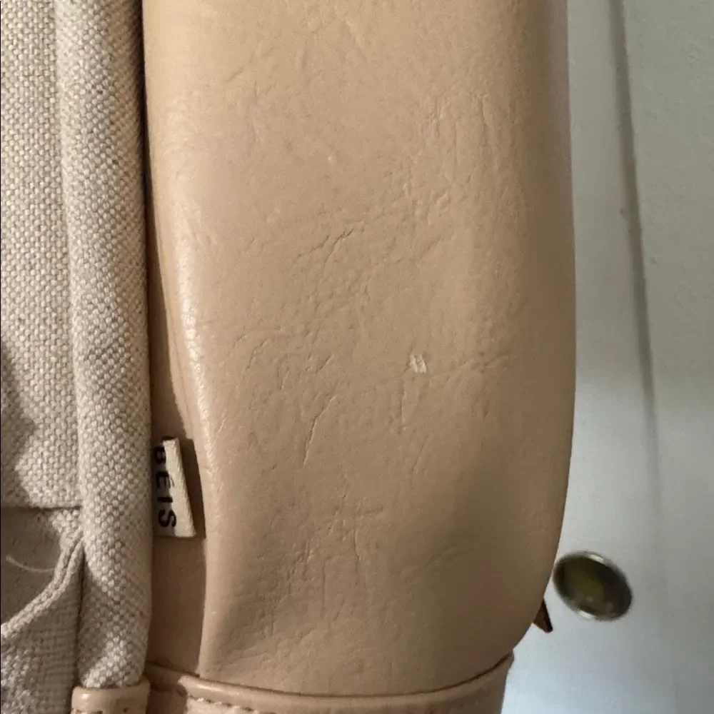 Beis The Travel Backpack in Beige